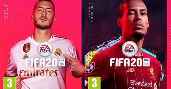 EA《FIFA 20》标准版与冠军版封面球星正式公开